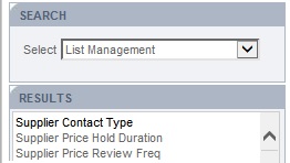 Fig 1. This image shows List Management in Admin