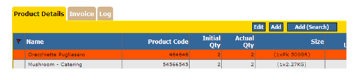 Fig.4 shows that on the first product there is a variance between the order/ delivery and the invoice quantity or value
