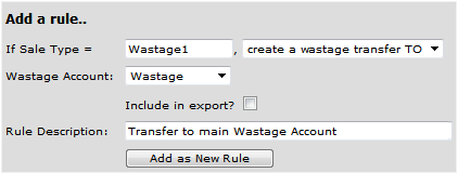 Fig 3 – Wastage Rule
